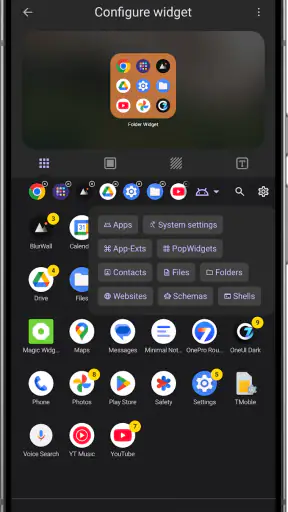 Folder Widget - Large Folders screenshot