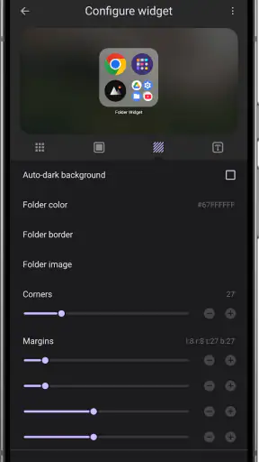 Folder Widget - Large Folders screenshot
