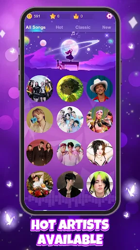 Galaxy Piano: スクロールラッシュ screenshot