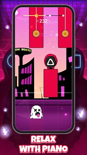 Galaxy Piano: スクロールラッシュ screenshot