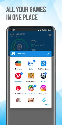 Game Launcher: Gaming Hub App screenshot