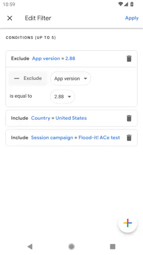 Google アナリティクス screenshot