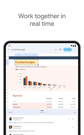 Google スプレッドシート screenshot