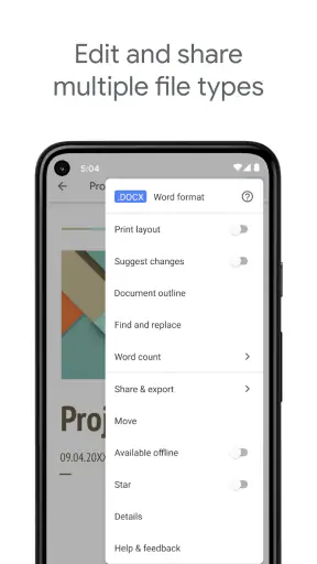 Google ドキュメント screenshot