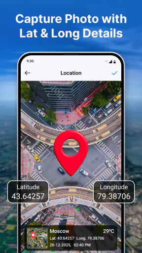 GPS Camera: Geotag Photos, Map screenshot