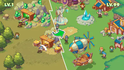 Guardian War: RPG ピクセルヒーロー screenshot