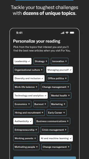 HBR Mobile screenshot