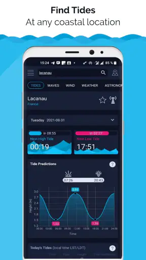 High Tide - Tide chart times screenshot
