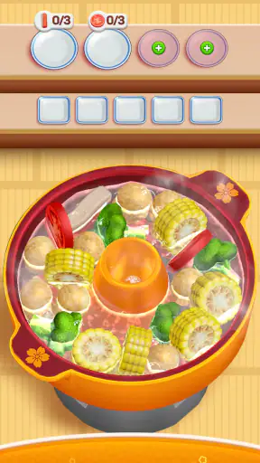 Hotpot Go: リラックスできる食べ物の分類ゲーム screenshot