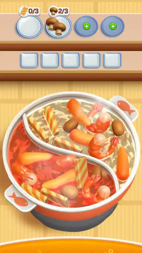 Hotpot Go: リラックスできる食べ物の分類ゲーム screenshot