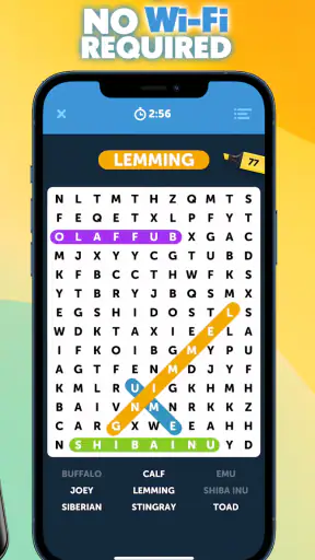 Infinite Word Search Puzzles screenshot