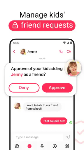 JusTalk Family Messenger screenshot