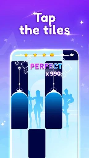 k-pop 音ゲー: ピアノタイル & リズムゲーム screenshot