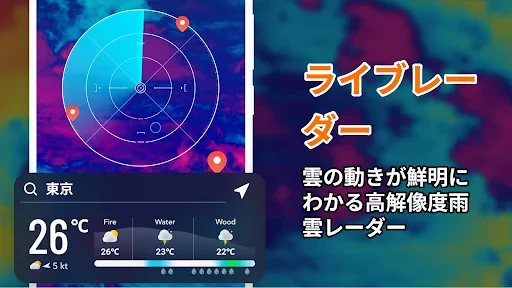 Know Weather: ライブレーダー screenshot