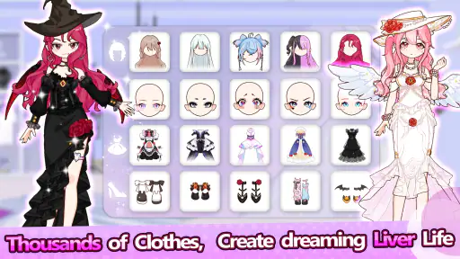 Live Star: メイクゲーム & 着せ 替え ゲーム screenshot