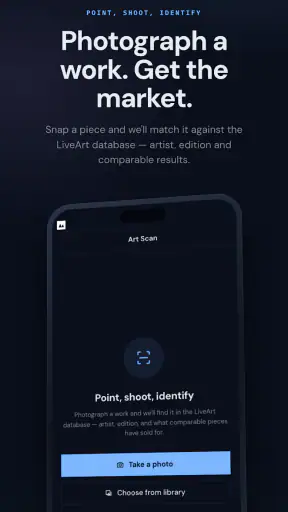 LiveArt: The Art Market App screenshot
