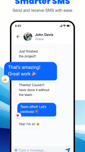 Messages: SMS, Messenger, Home screenshot