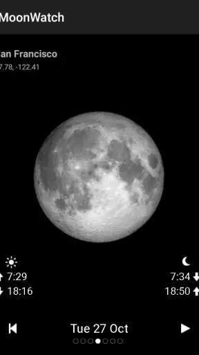 Moon Calendar Watch screenshot