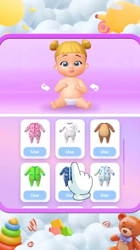 My Baby Care -ドレスアップとベビーケアのゲーム screenshot