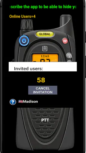 Online Walkie Talkie Pro PTT screenshot