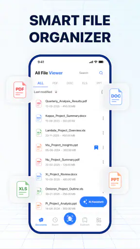 PDF Reader: All Document View screenshot