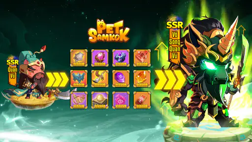Pet Samkok - 3Q war screenshot