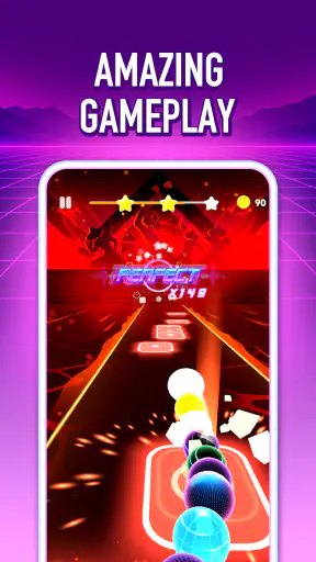 Piano Ballz Beat: 音楽ゲーム ボールゲーム screenshot