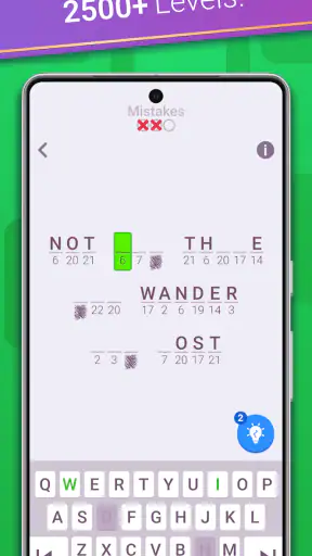 PlaySimple Cryptogram screenshot