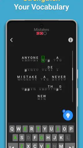 PlaySimple Cryptogram screenshot