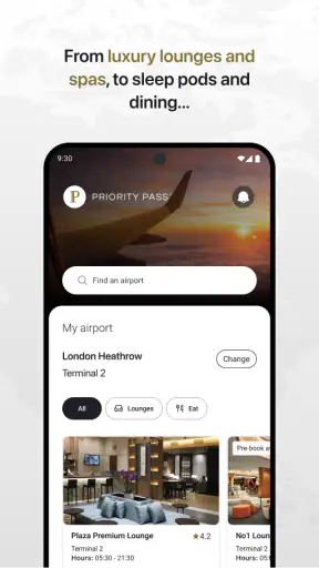 Priority Pass+ screenshot