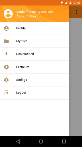 Rapidgator.netファイルマネージャ screenshot