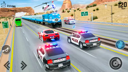 Real Highway Car Racing Game screenshot