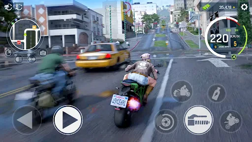 Real Moto Driving Racing World screenshot