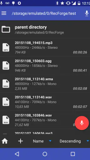 RecForge II Pro: Voice Rec screenshot