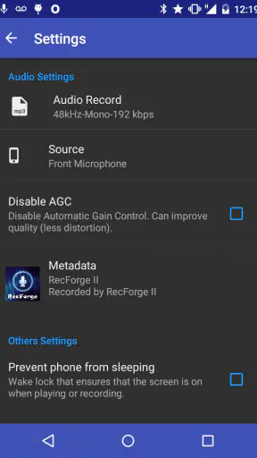 RecForge II Pro: Voice Rec screenshot