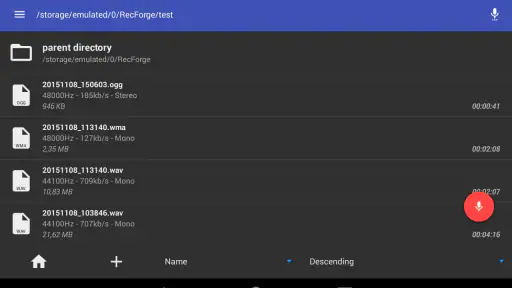 RecForge II Pro: Voice Rec screenshot