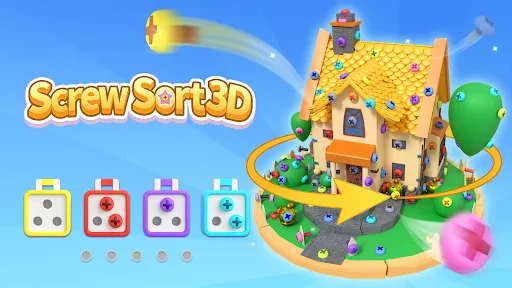 Screw Sort 3D: ねじパズル, ネジ外し screenshot