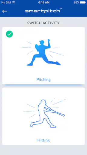 SmartPitch Speed Gun w Hitting screenshot