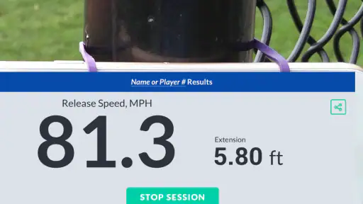 SmartPitch Speed Gun w Hitting screenshot