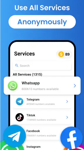 SMS 仮想 - 検証 SMS screenshot