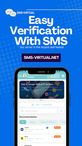 SMS 仮想 - 検証 SMS screenshot