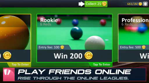 Snooker Stars - 3D Sports Game screenshot