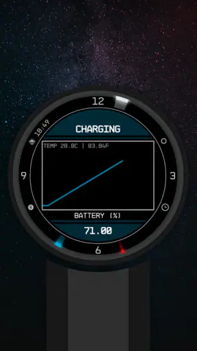 To the stars Watch Face screenshot