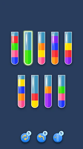 Water Sort 色合わせパズルゲーム - 楽しい脳トレ screenshot