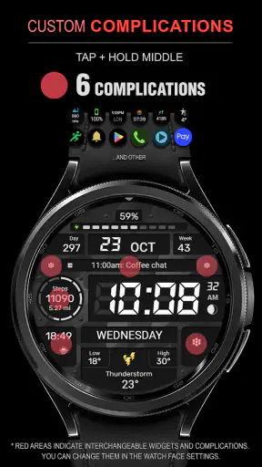 WFP 129 Military watch face screenshot