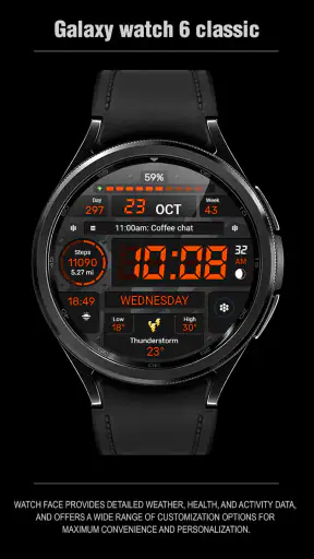 WFP 129 Military watch face screenshot