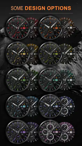 WFP 308 Business watch face screenshot