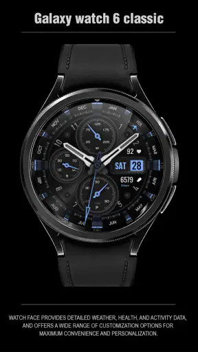WFP 308 Business watch face screenshot
