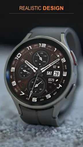 WFP 308 Business watch face screenshot