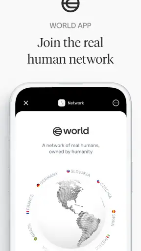 World App - 実在する人間のネットワーク screenshot